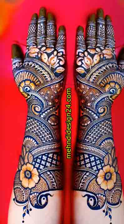 Easy Mehndi Design Full Hand