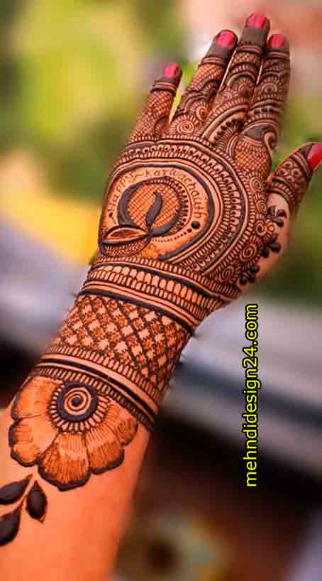Easy Mehndi Design Full Hand