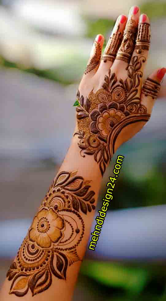 Easy Mehndi Design Full Hand