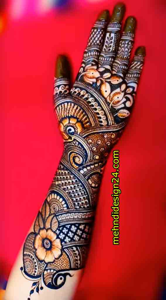 Easy Mehndi Design Full Hand