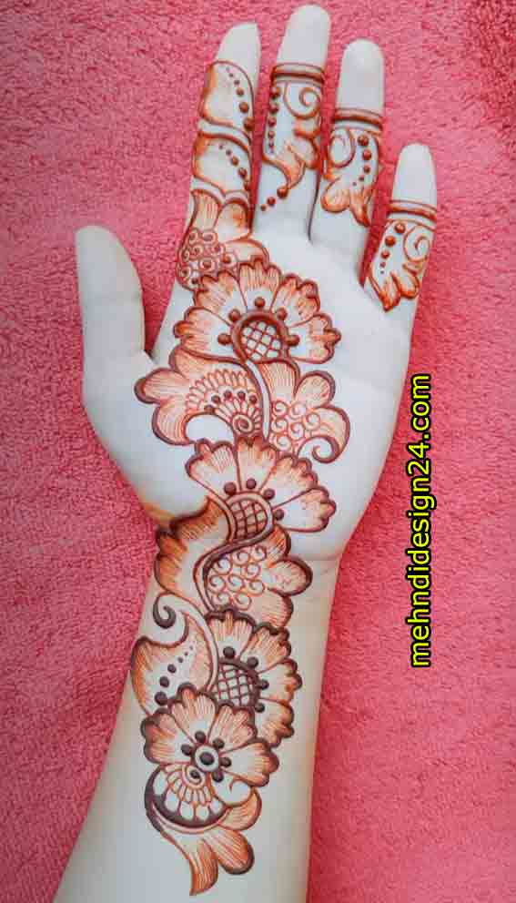 Easy Mehndi Design Full Hand