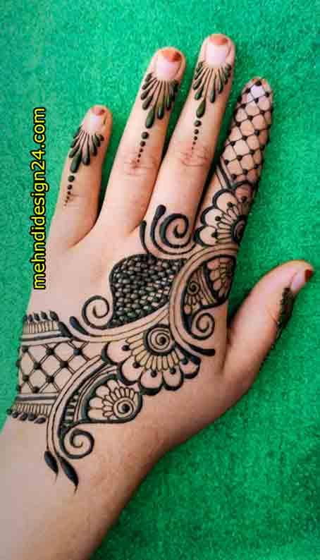 Easy Mehndi Design Full Hand