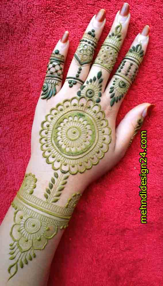 Easy Mehndi Design Full Hand