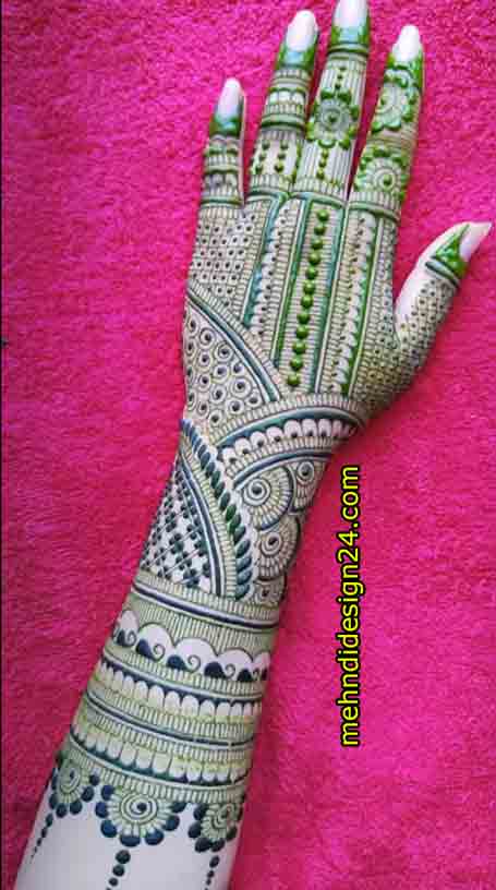 Easy Mehndi Design Full Hand