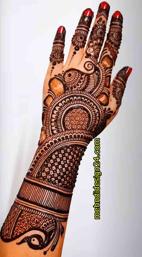 Easy Mehndi Design Full Hand