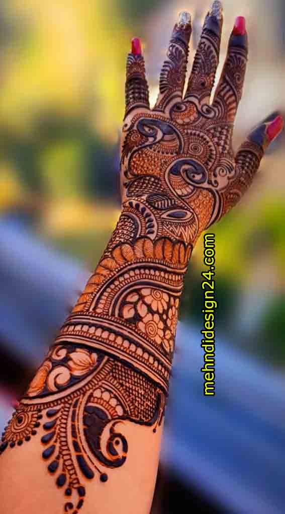 Easy Mehndi Design Full Hand