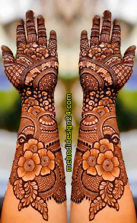 Easy Mehndi Design Full Hand