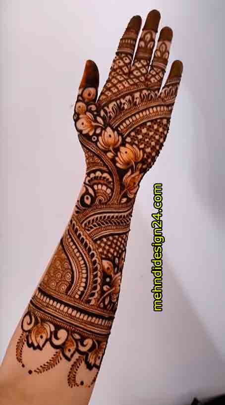 Easy Mehndi Design Full Hand