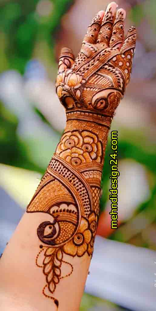 Easy Mehndi Design Full Hand