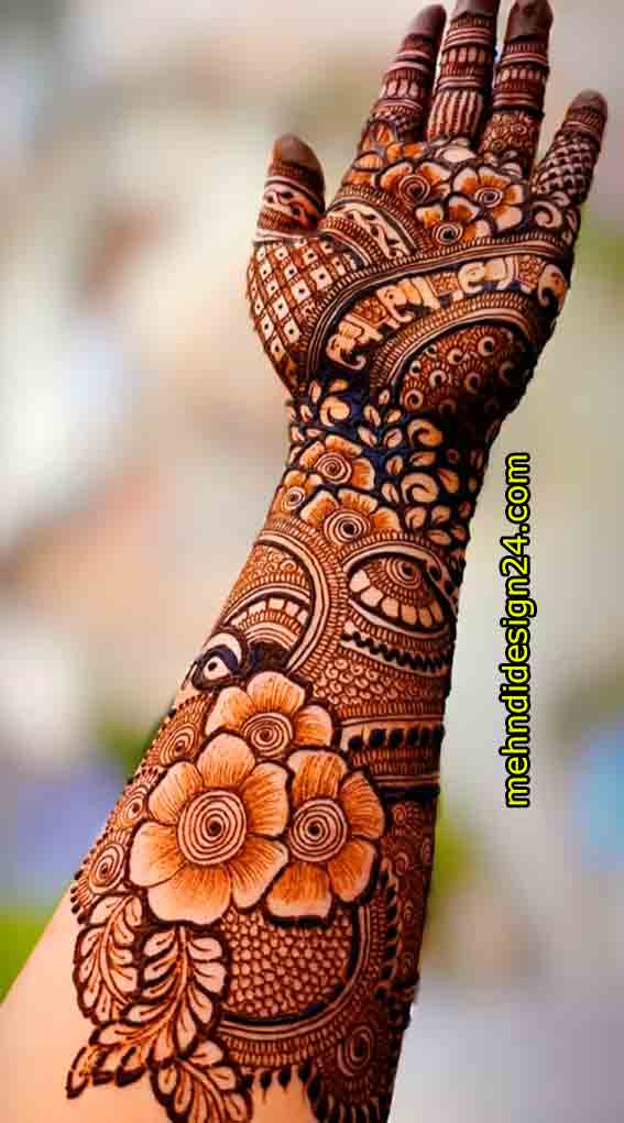 Easy Mehndi Design Full Hand
