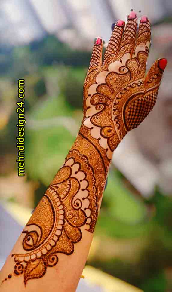 Easy Mehndi Design Full Hand