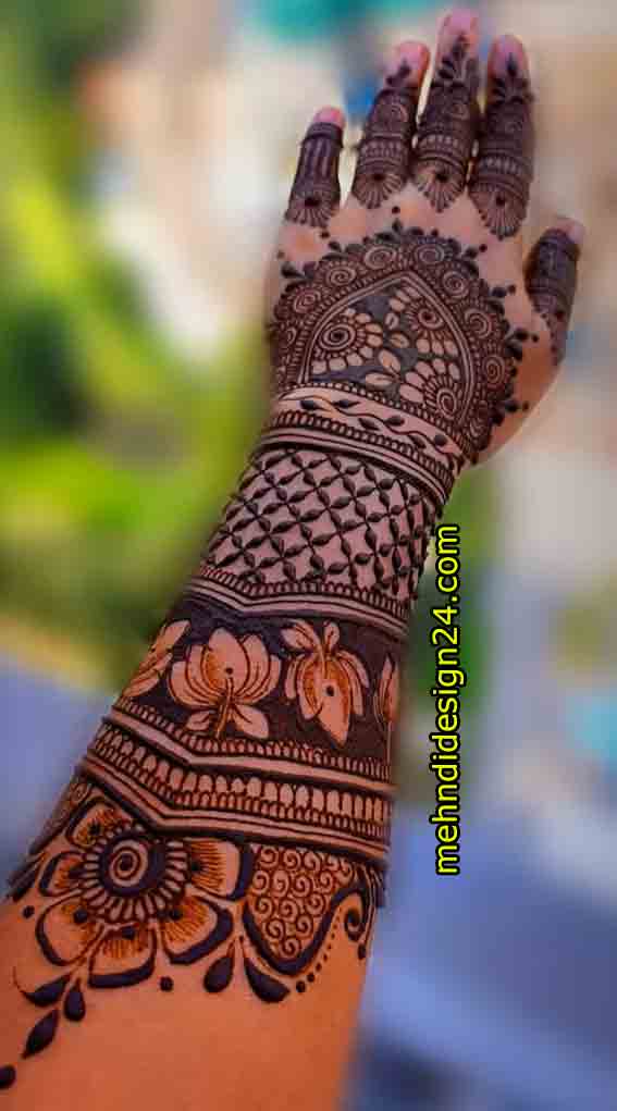 Easy Mehndi Design Full Hand