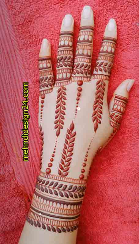 Easy Mehndi Design Full Hand