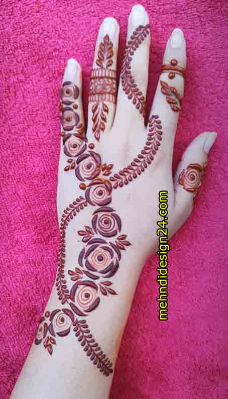 Easy Mehndi Design Full Hand