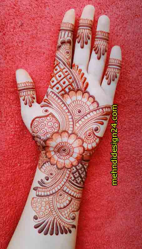 Easy Mehndi Design Full Hand