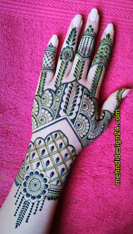 Easy Mehndi Design Full Hand