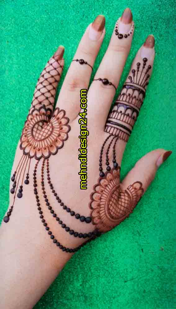 Easy Mehndi Design Full Hand