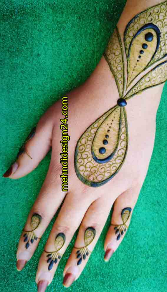 Easy Mehndi Design Full Hand