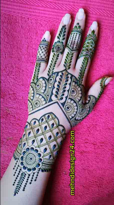 Easy Mehndi Design Full Hand