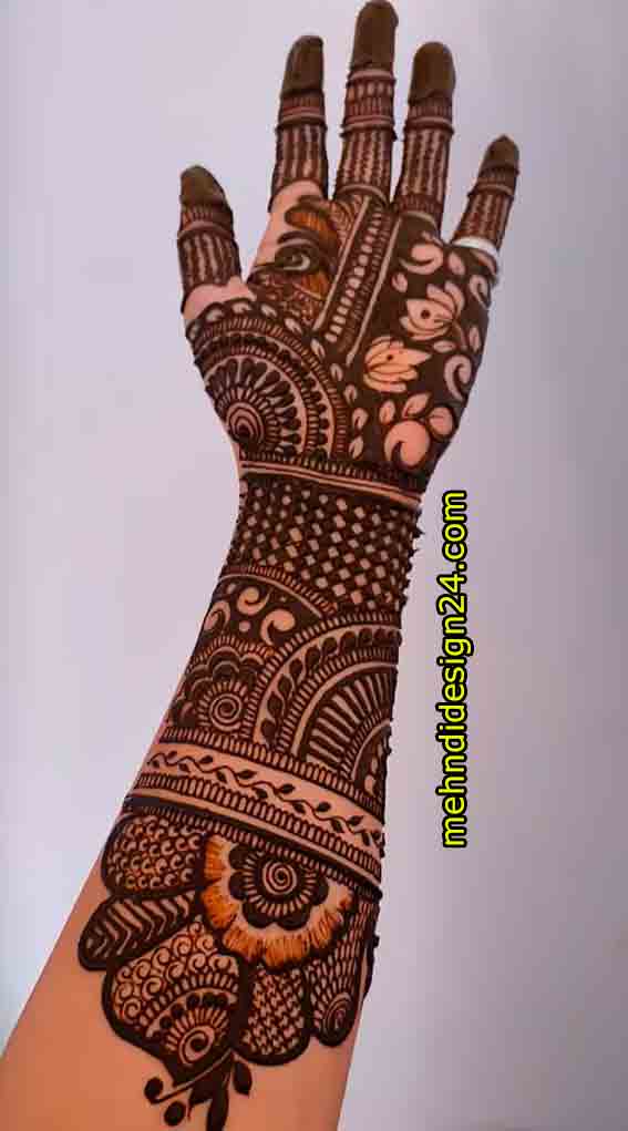 Easy Mehndi Design Full Hand