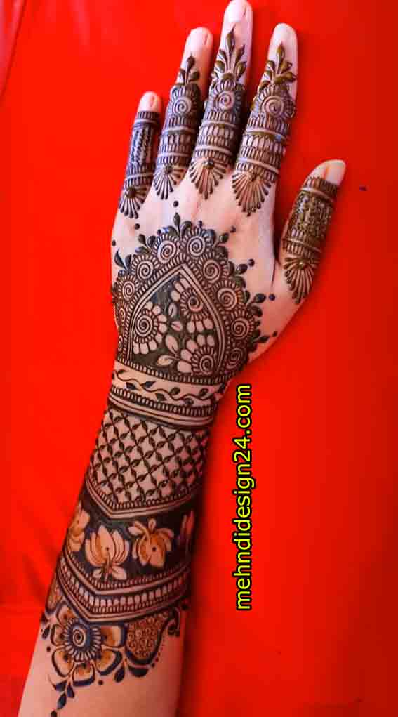 Easy Mehndi Design Full Hand
