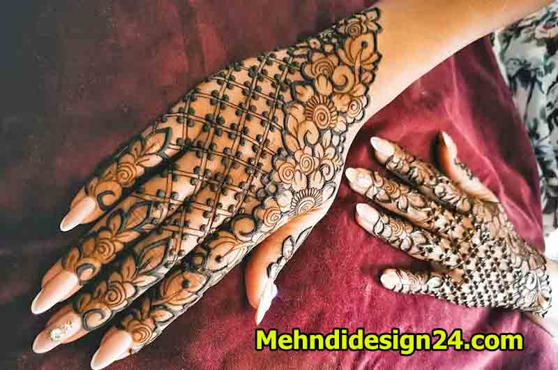 Dainty Dots Mehndi Design 4