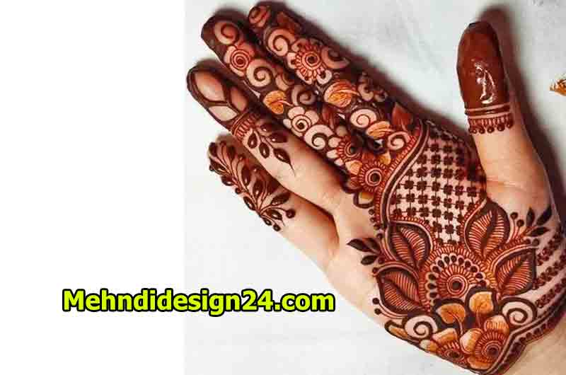 Negative Space Magic Mehndi Design 2