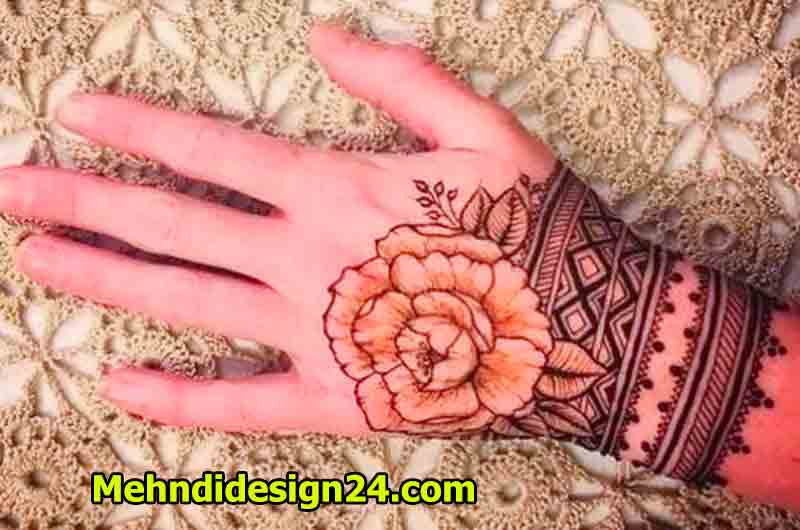 Negative Space Magic Mehndi Design 4